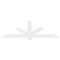 Ekena Millwork Kennewick Architectural Grade PVC Gable Bracket, 108"W x 31 1/2"H x 6"D x 6"F, 7/12 Pitch GBP108X32X0606KEN00 - alternate 4